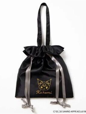WEGO Lolita EGL Kuromi Tote Bag with Drawstring